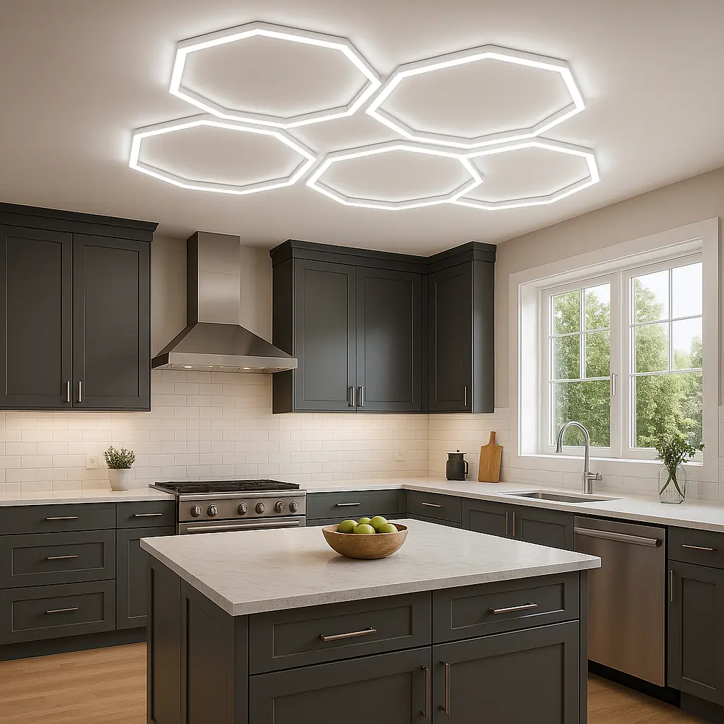 LED Deckenleuchte Premium Line Aero 247 x 171 cm kaltweiß dimmbar 