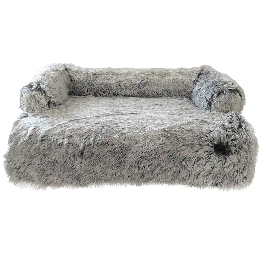 Nobby Sofamatte Nuru eckig L 110 x B 85 x H 15 cm grau