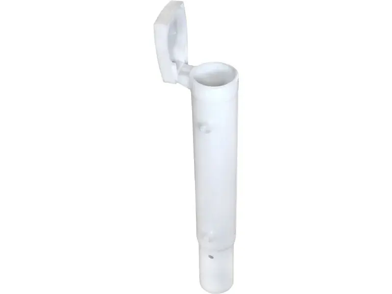 Floraworld Bodenhülse für Wäschepfahl Ø 4,2 cm weiß