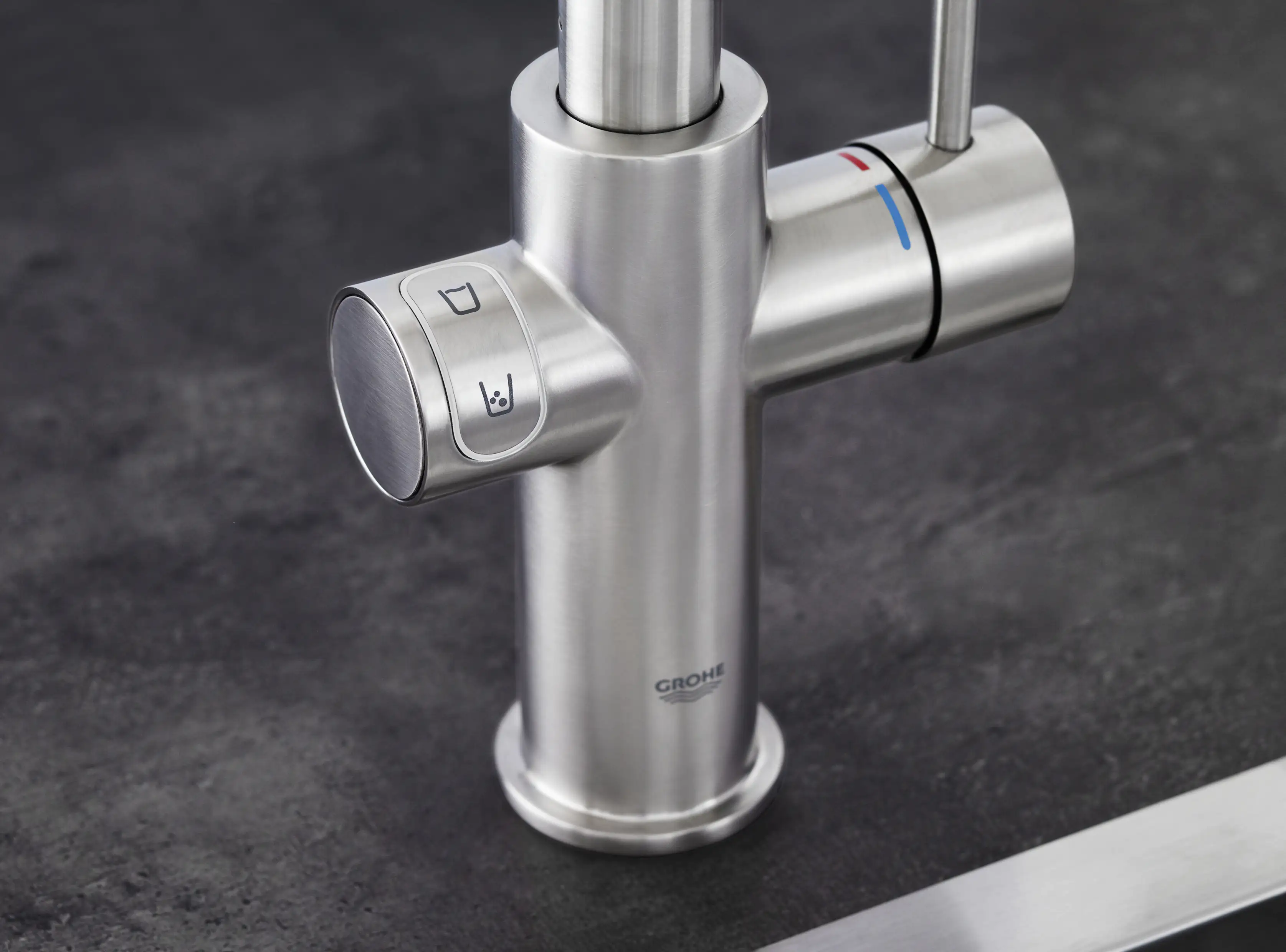 Grohe Blue Home C-Auslauf Starter Kit supersteel