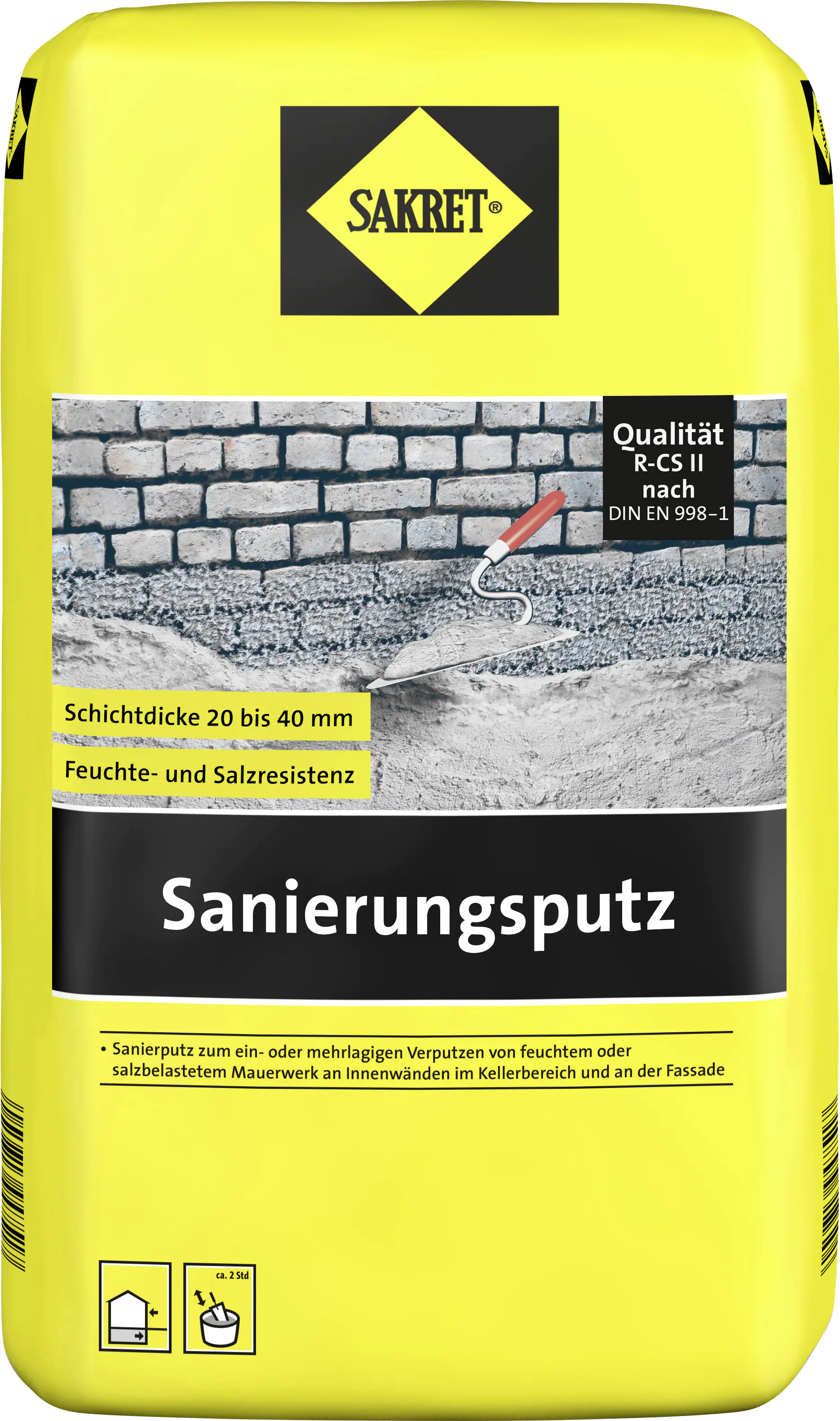 SAKRET Sanierungsputz 25 kg Sack