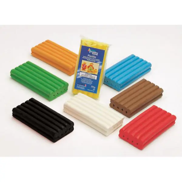 Glorex Plastilin schwarz 250 g