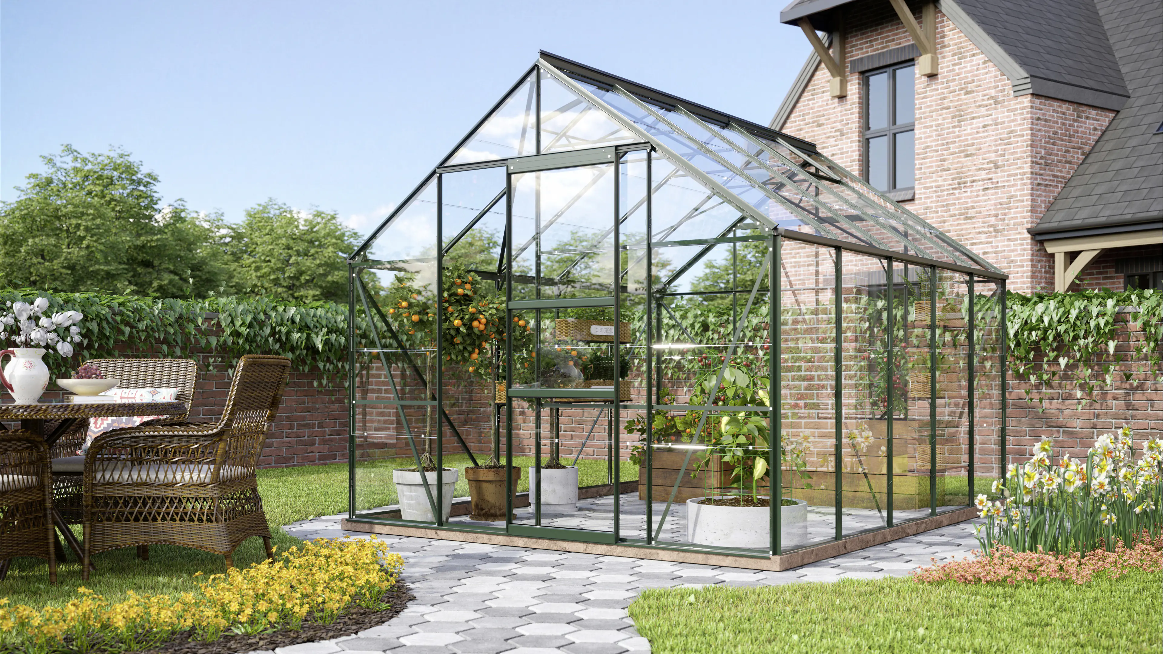 Vitavia Gewächshaus Merkur 8300 254 x 317 cm 3 mm ESG