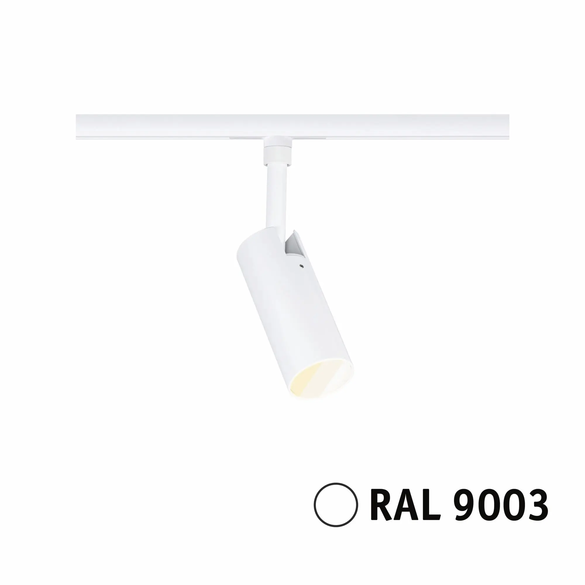 Paulmann URail LED-Deckenleuchte 1er Spot Tubo Ø 4,3 x 19 cm signalweiß warmweiß-neutralweiß 