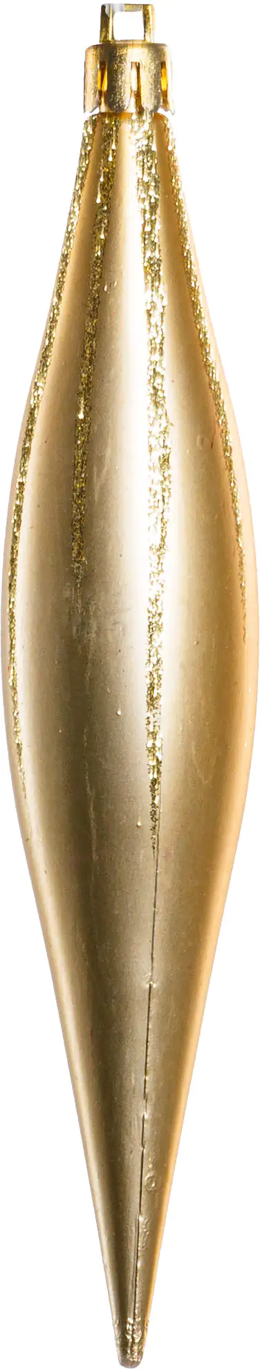 TrendLine Weihnachtskugeln Zapfen bruchfest, langlebig 15 cm gold 8 Stück