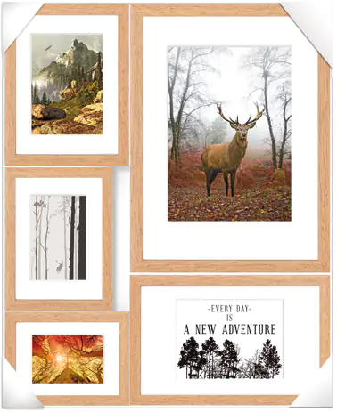 Bilderrahmen Collage  Adventure 5 Fotos, 53 x 65 cm