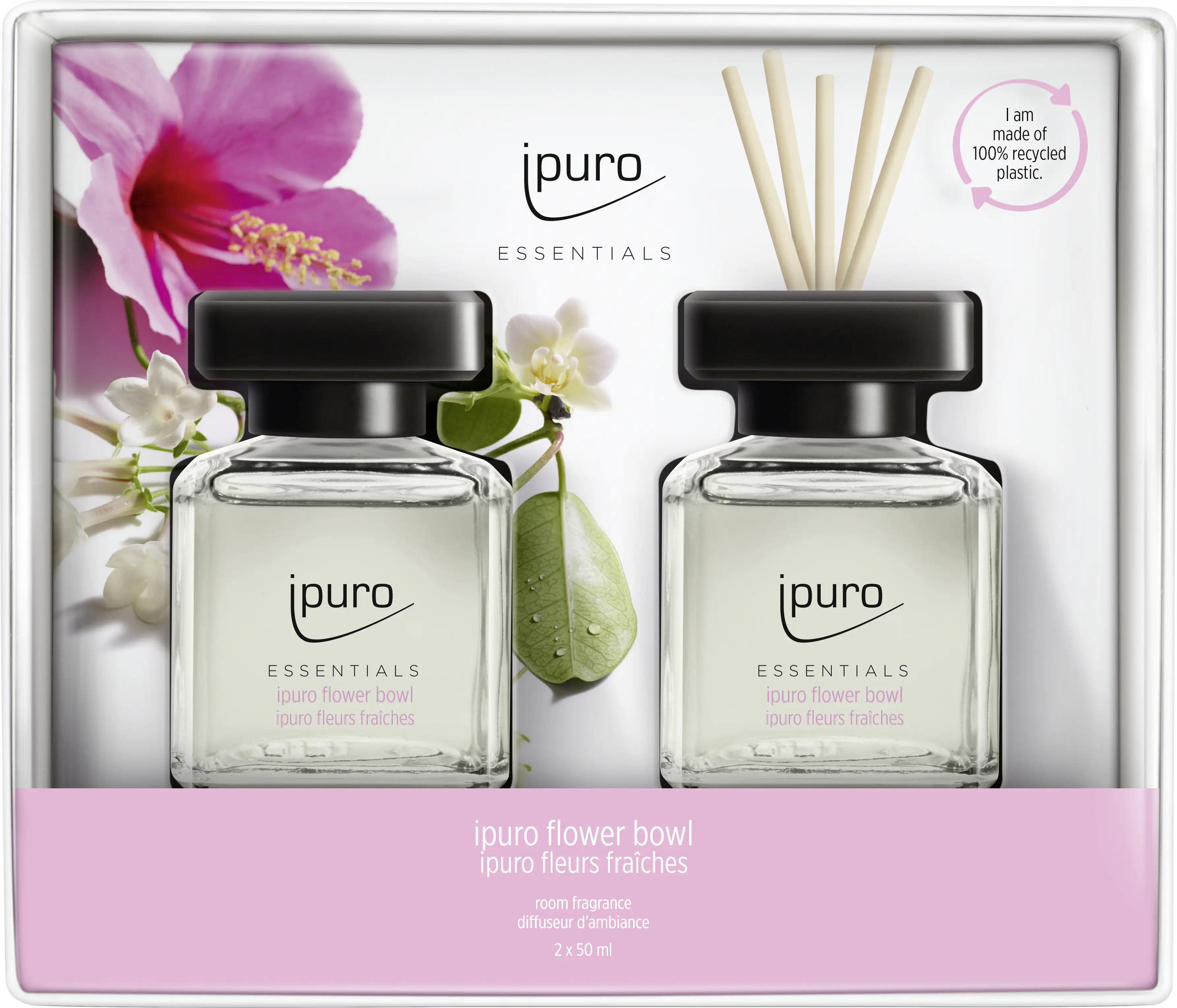 ipuro Raumduft Essentials Set Flower Bowl 2 x 50 ml