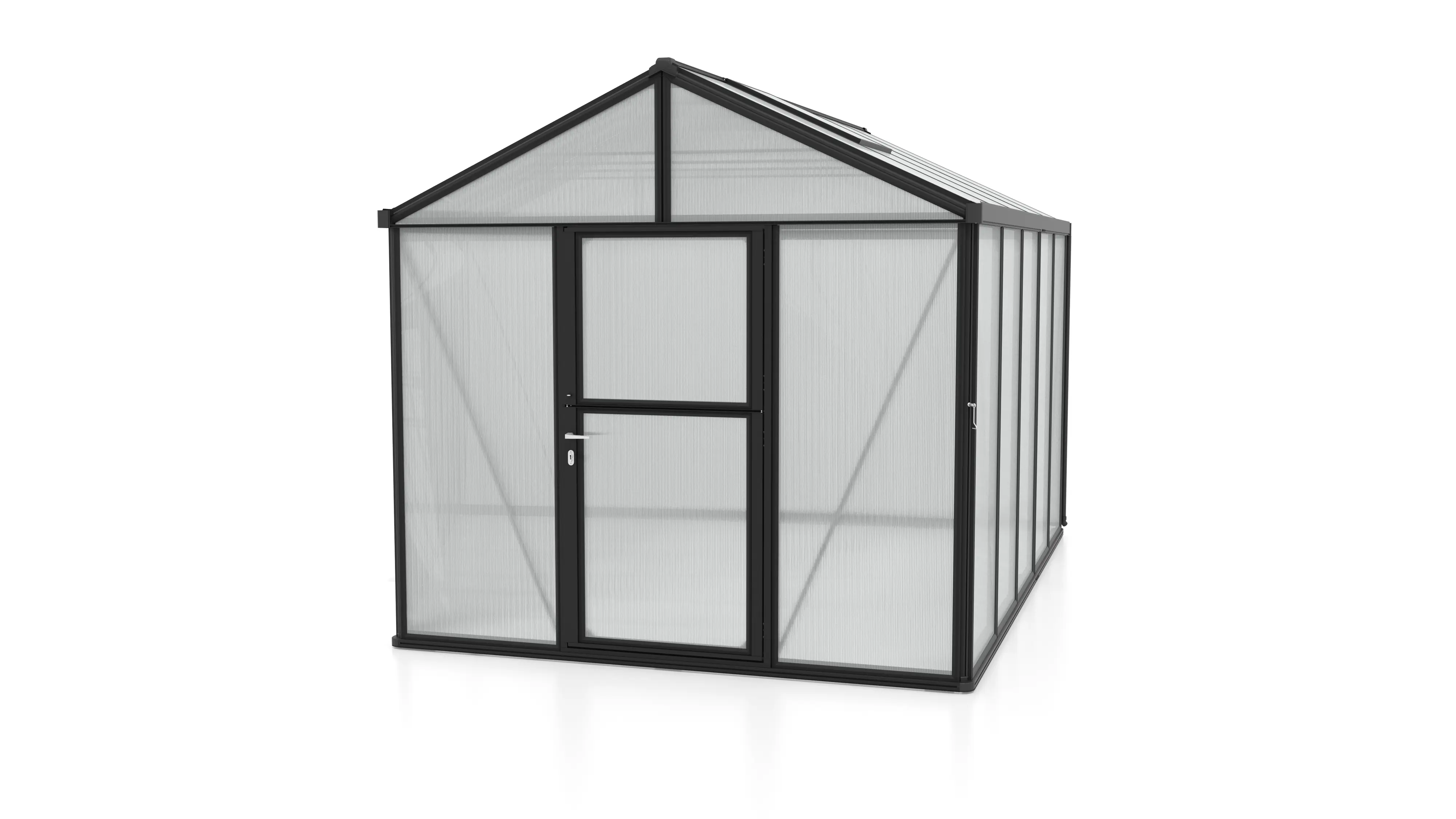 Vitavia Gewächshaus-Set Zeus 10000 HKP 16 mm schwarz 266 x 398 cm 