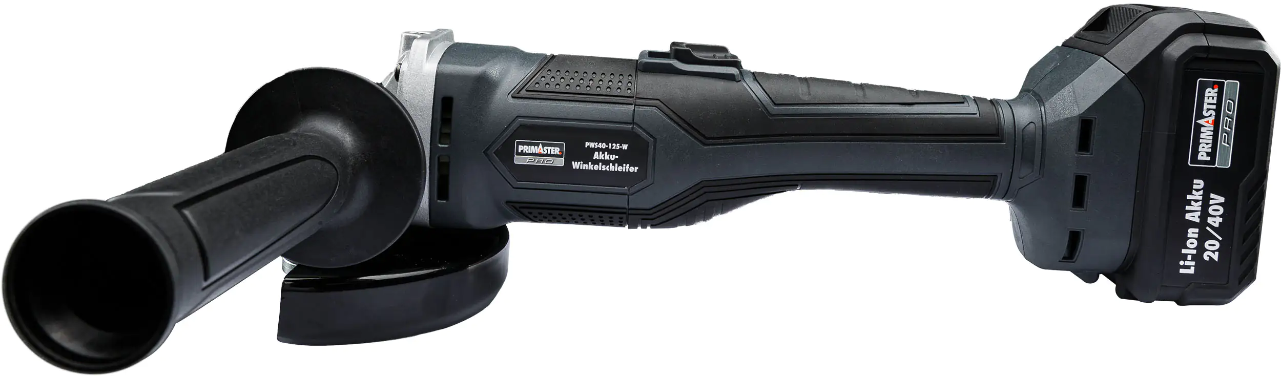 Primaster Pro Akku-Winkelschleifer PWS40-125W 40 V Solo
