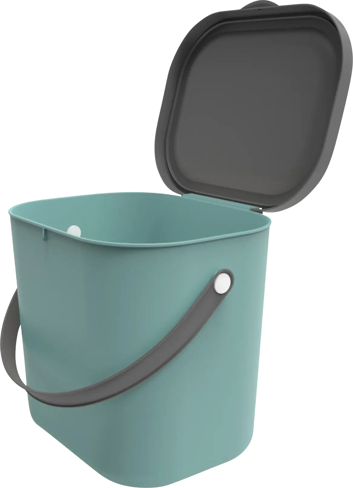 Rotho Mülltrennungssystem Albula 6 L mistletoe green Recyclingbehälter