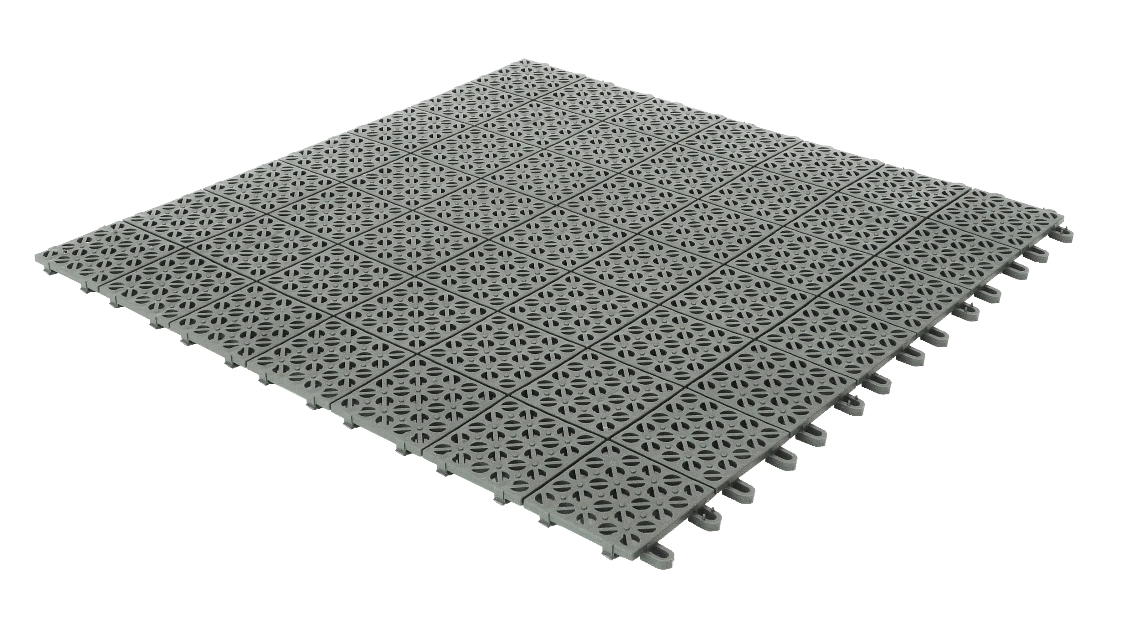 ONEK Kunststoff-Klickfliese anthrazitl 56 x 56 x 1 cm 1 Stück