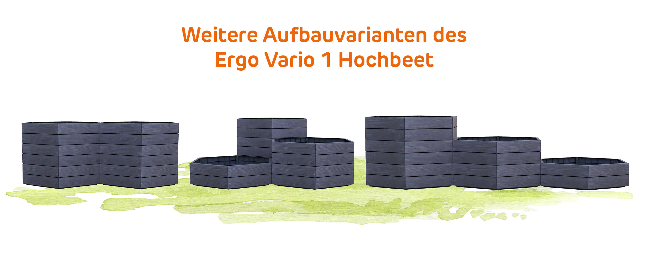Garantia Hochbeet Ergo Vario 1, wood, Flora Wassersystem