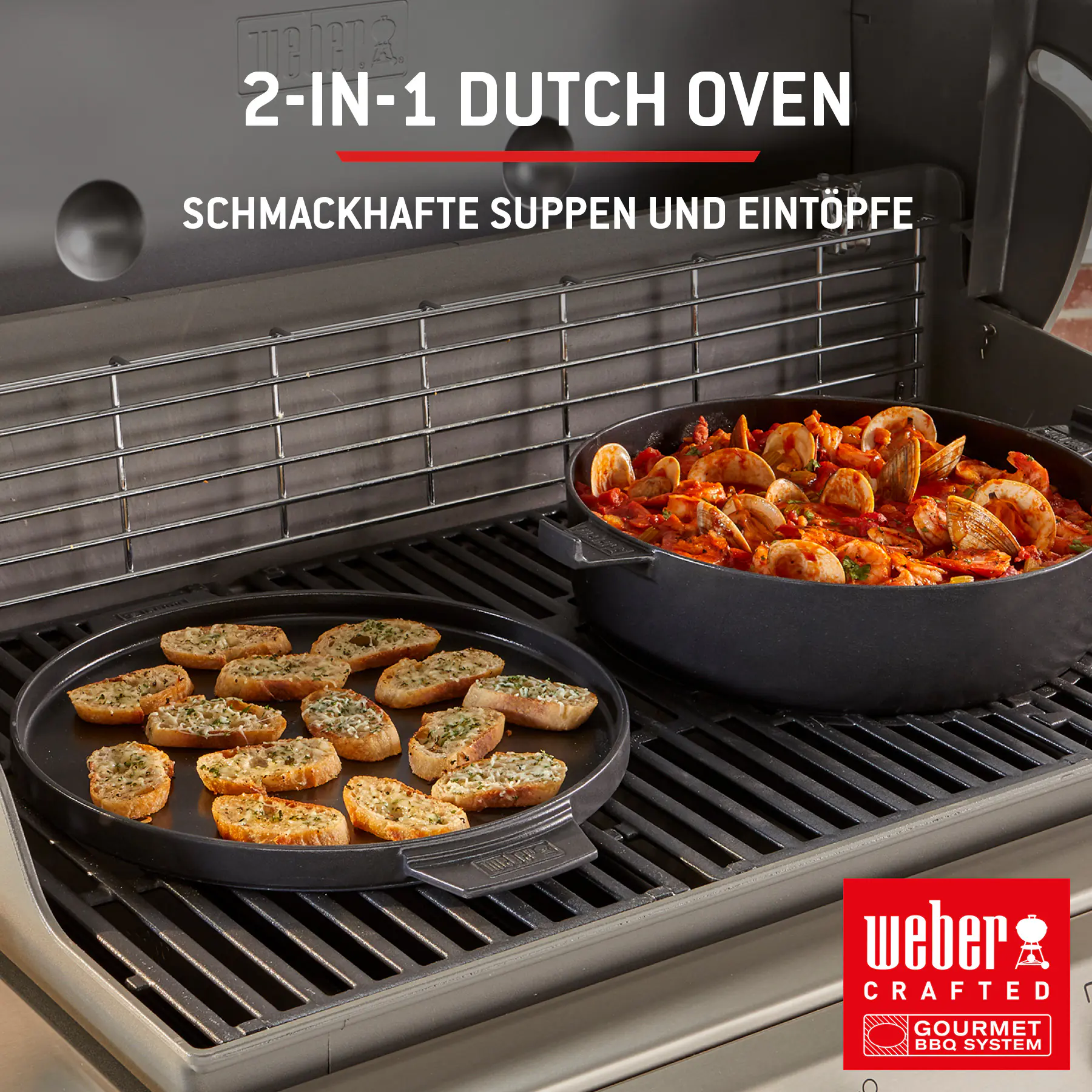 Weber Gasgrill Spirit E-335, Grillfläche: 52 x 44 cm