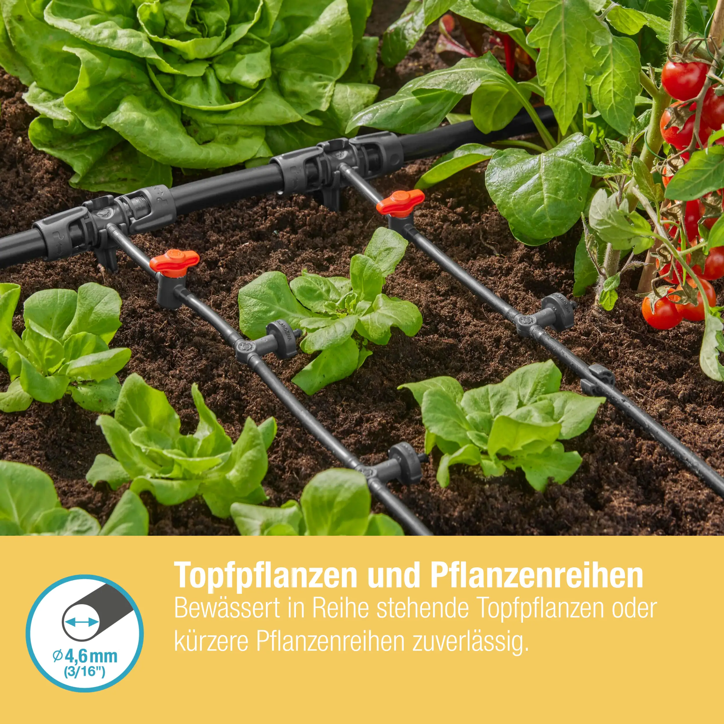 Gardena Reihentropfer, 2 l/h druckregulierend