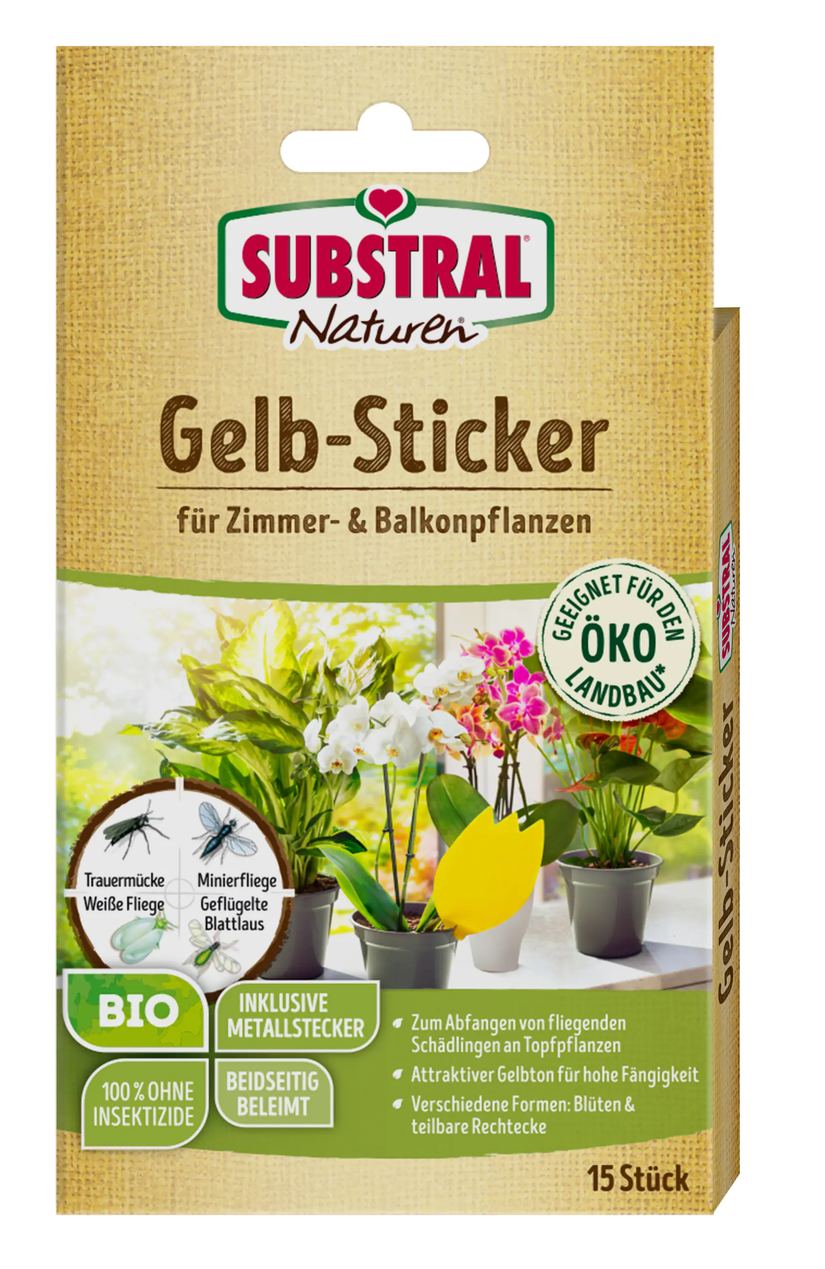 Substral Naturen Gelbsticker 15 Stück