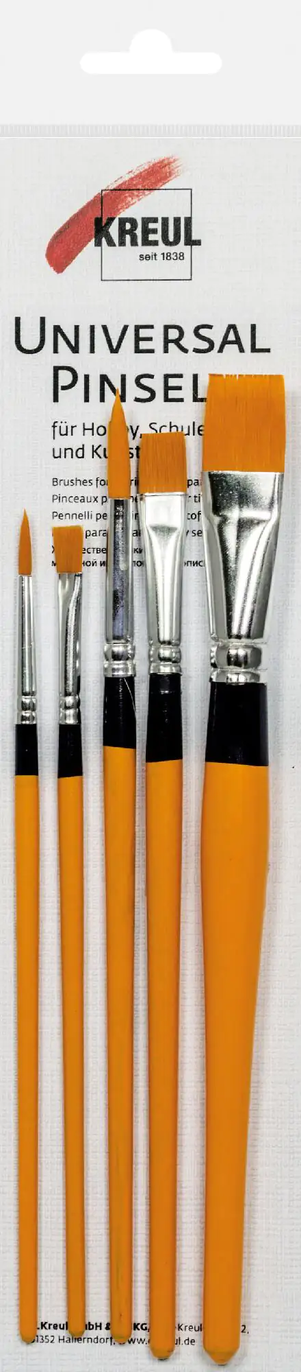 Kreul Universalpinsel Synthetics 5er Set