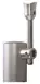 Treba B88 Seitlicher Handlaufhalter Aluminium / Edelstahl