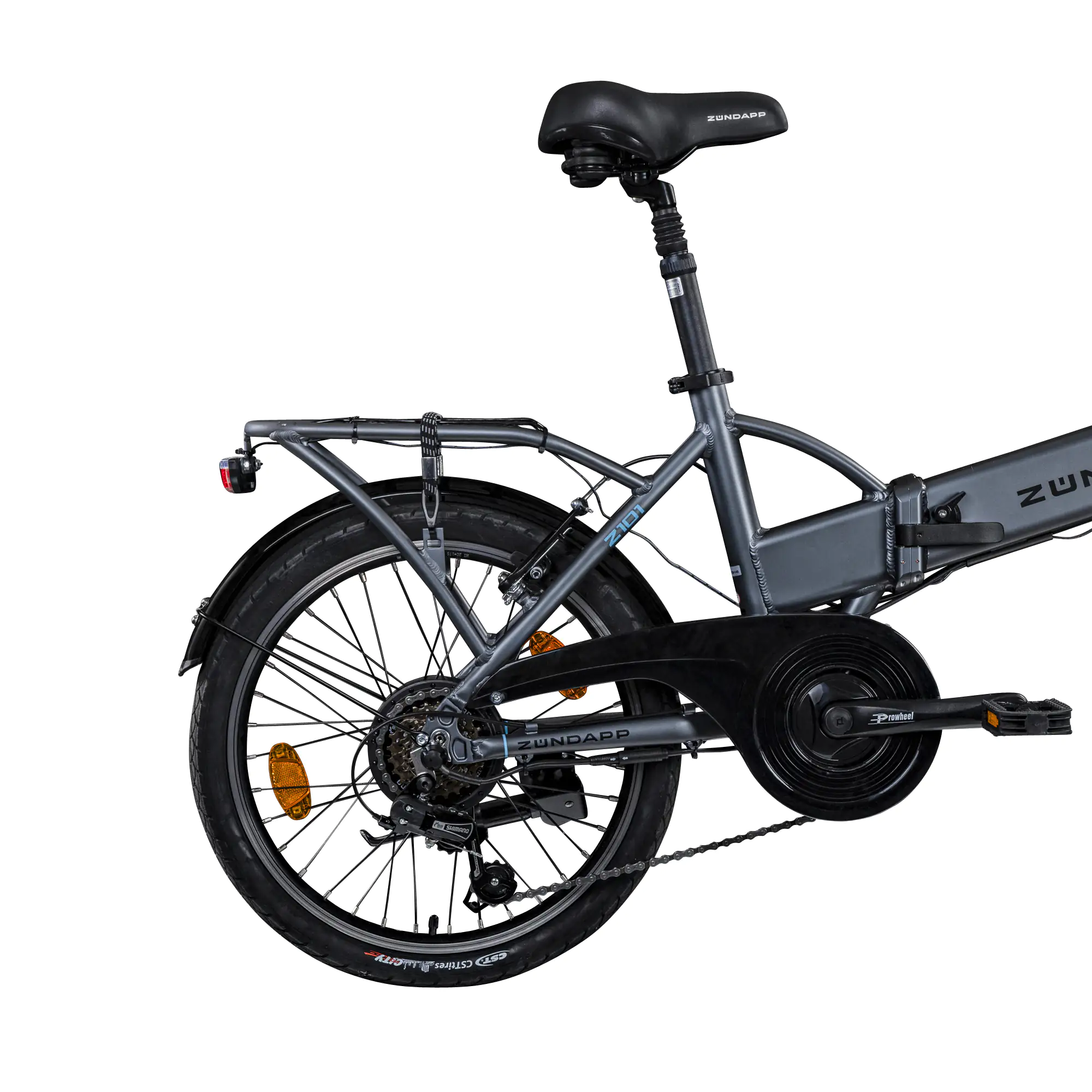 Zündapp E-Bike Faltrad Z101 20 Zoll RH 37cm 6-Gang 270 Wh silber