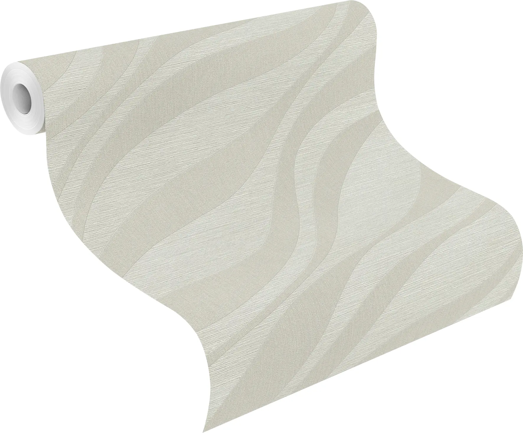 Rasch Vliestapete Muster Wellen beige 10,05 x 0,53 m
