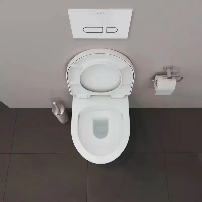 Duravit Wand WC spülrandlos DuraStyle Basic Tiefspüler weiß inkl. WC Sitz