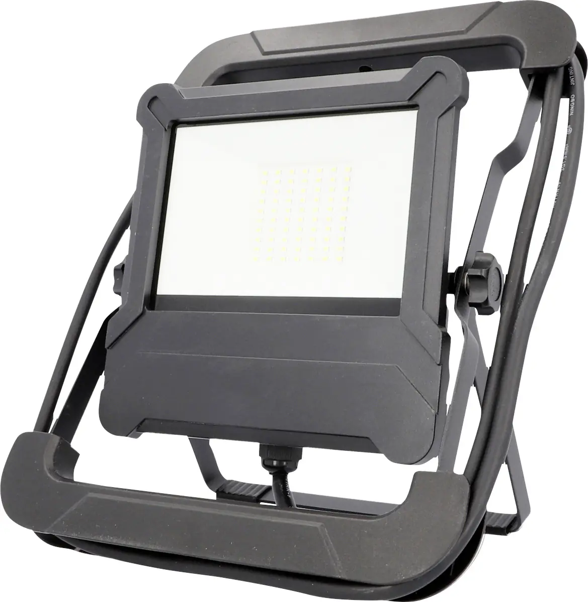 Unitec LED Arbeitsstrahler mit 2 Steckdosen 50 Watt, 4000 lm, 1,7m, tragbar