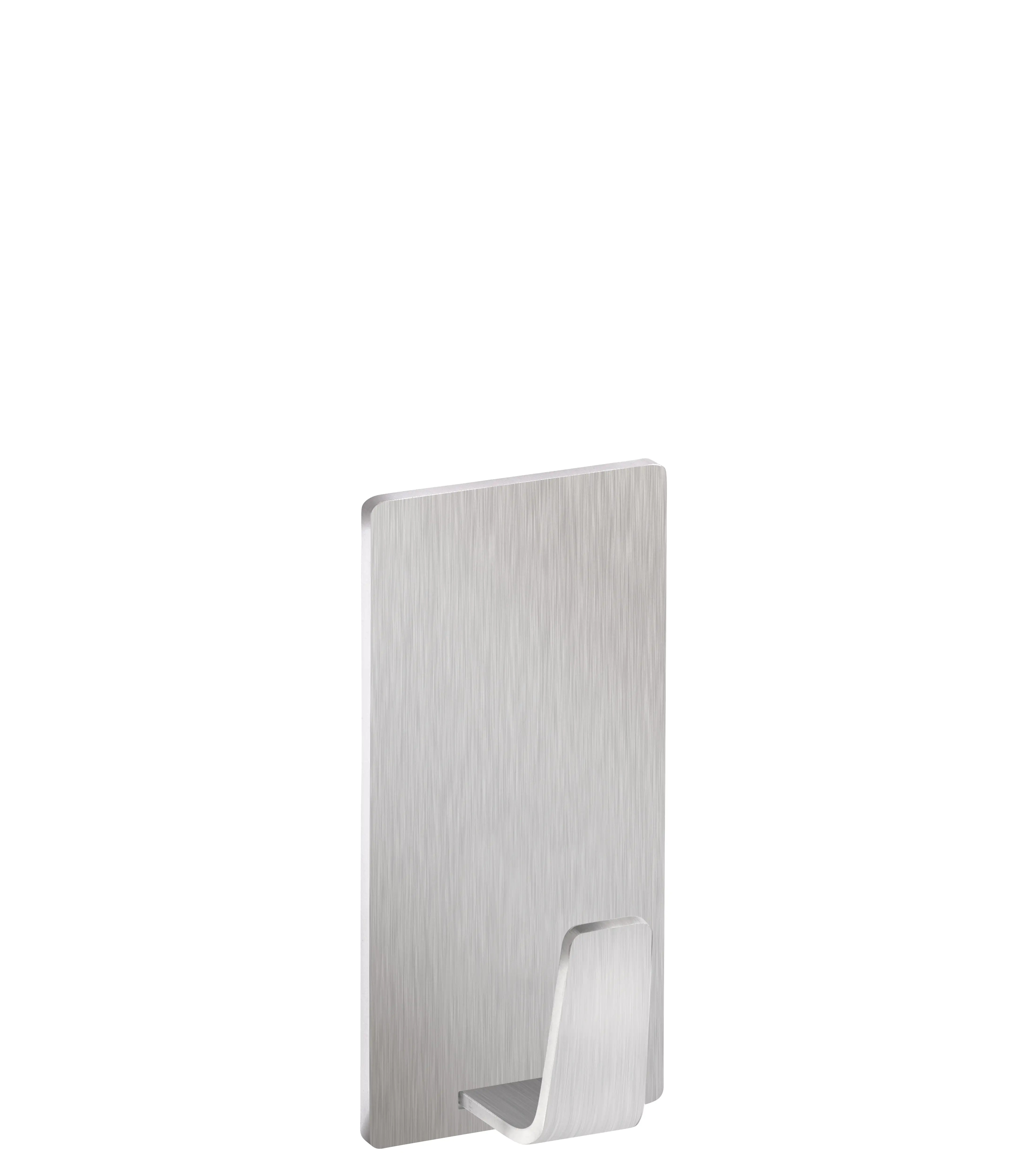 tesa Powerstrips Haken Small Waterproof rechteckig, Edelstahl