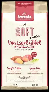 Bosch Hundetrockenfutter Adult Soft Maxi 12,5 kg Wasserbüffel & Süßkartoffel 