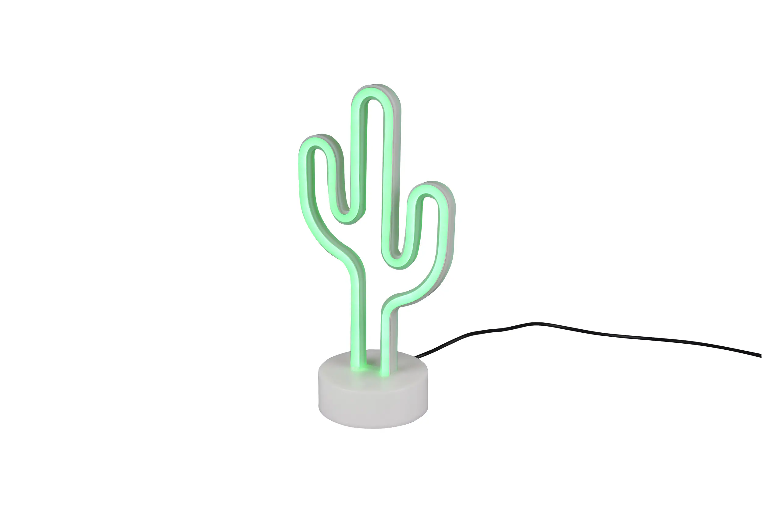 Reality LED Tischleuchte Cactus 30 x 14 cm warmweiß grün