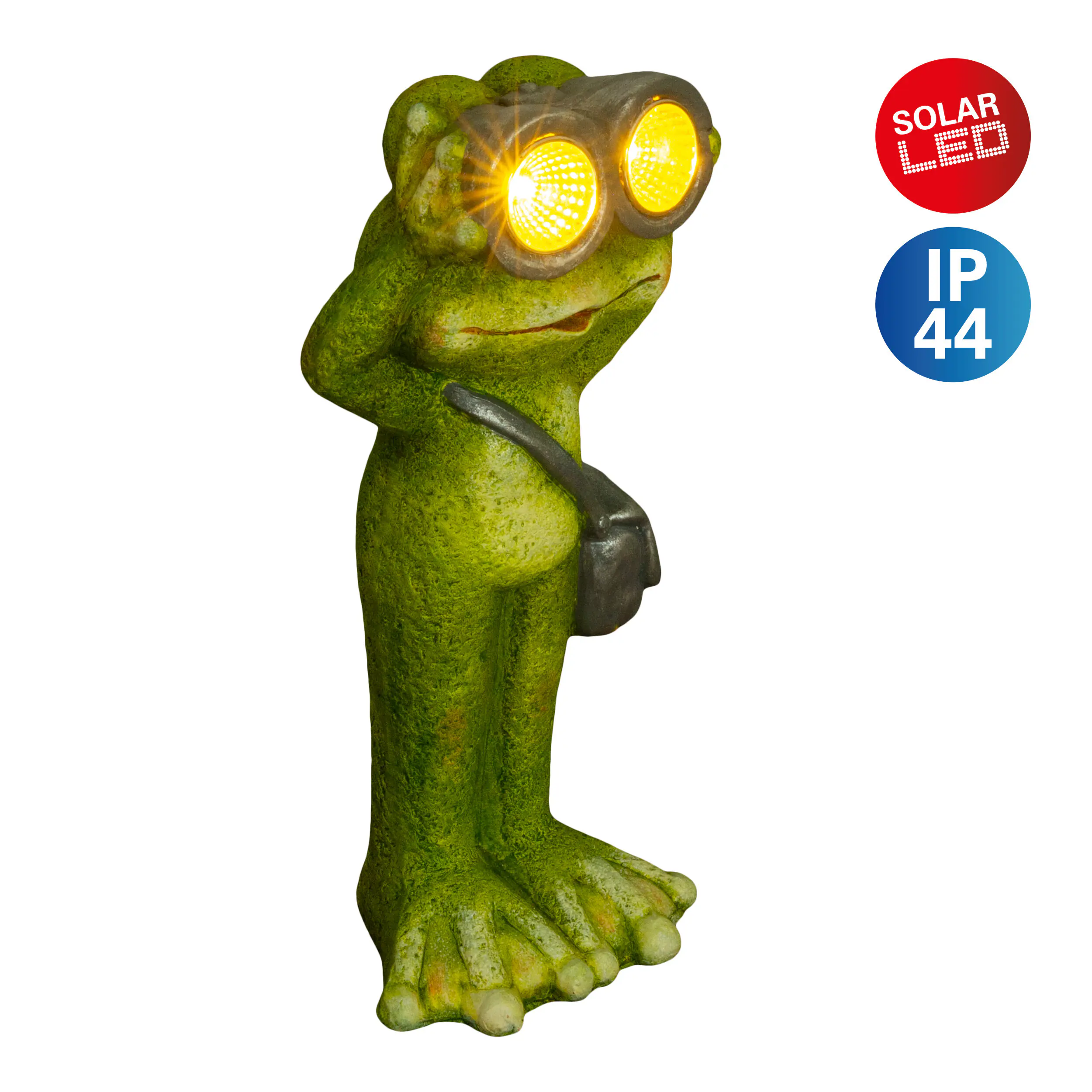 Näve Solar-Gartenleuchte LED Frosch stehend 30 cm grün