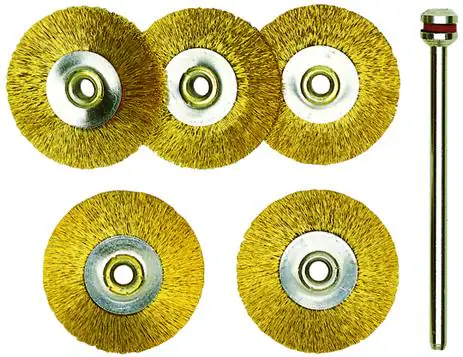 Proxxon Micromot Radbürsten Messing 5 Stück