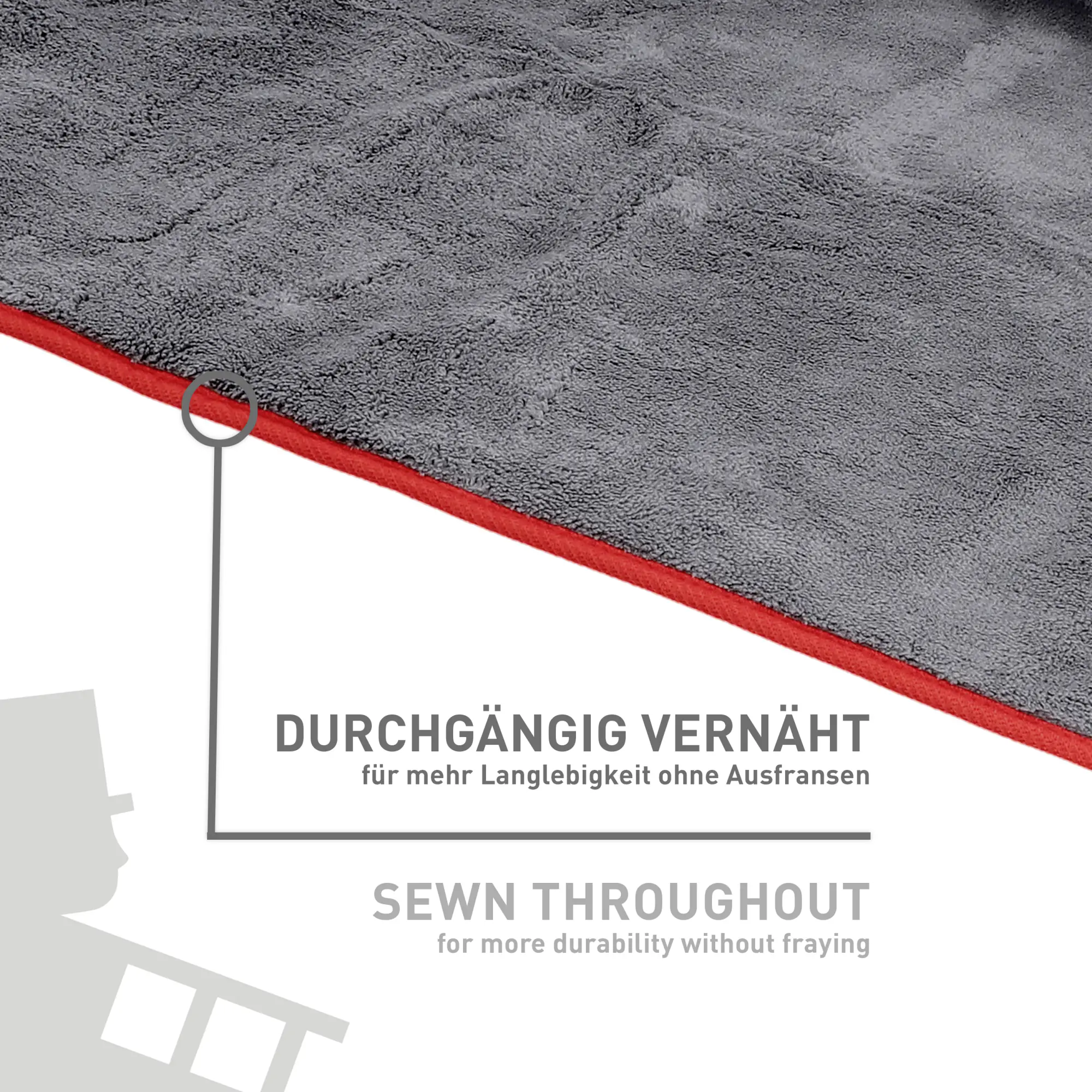 Nigrin Performance Trockentuch XXL 90x60cm