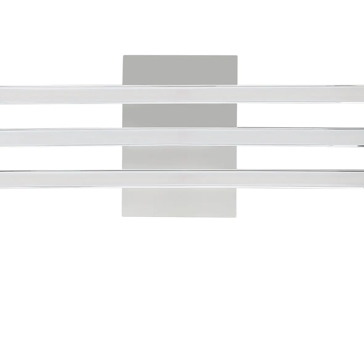 Eglo LED Deckenleuchte Roncade chrom 65 x 13 cm warmweiß