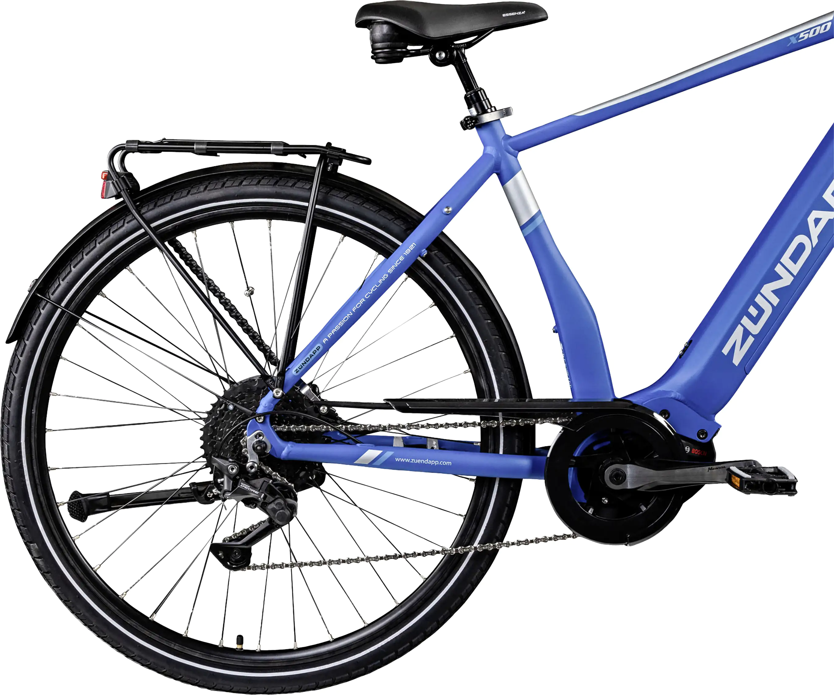 Zündapp E-Bike Trekking X500 28 Zoll 10-Gang 500 Wh blau