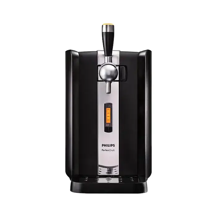 Perfect Draft Philips Bierzapfanlage HD 3720/26 für 6 l Party Fässer + 1 Becks Gold Fass 6 l