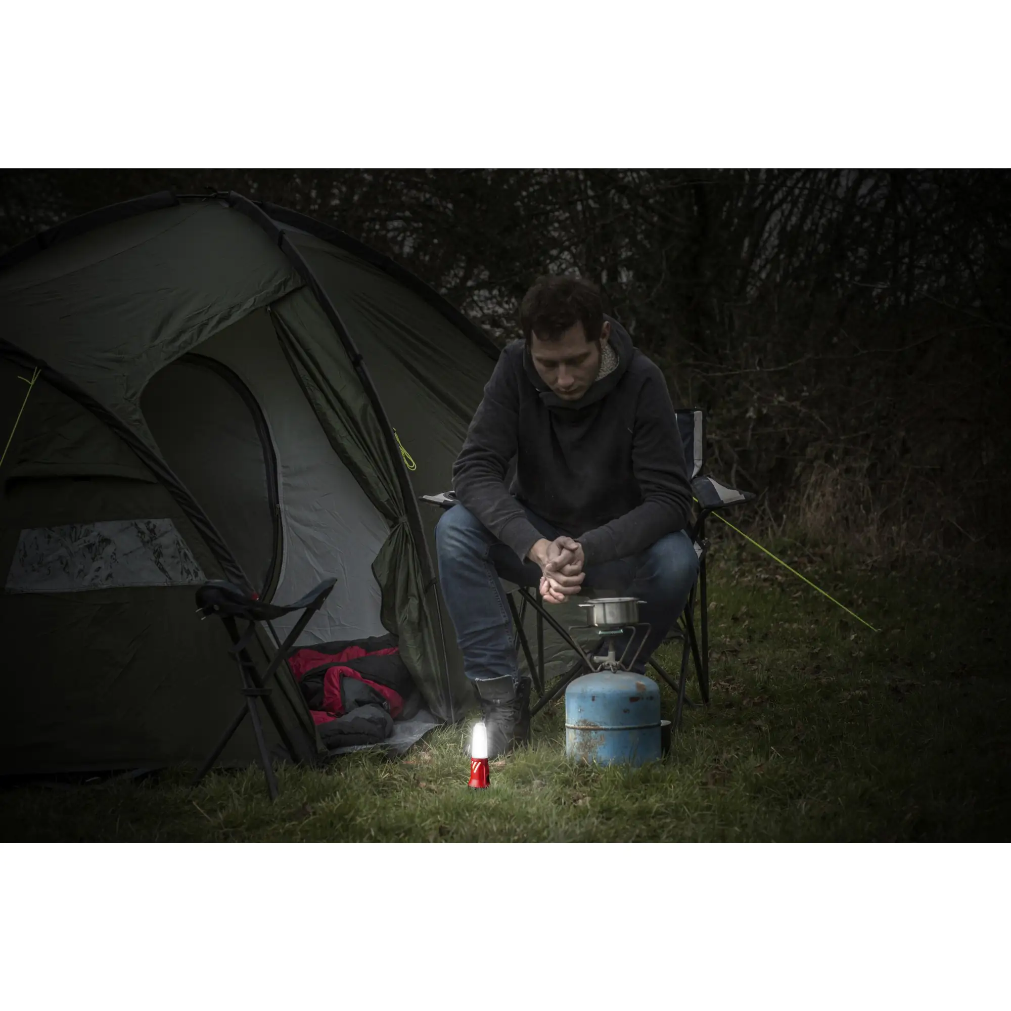 Energizer Outdoor Taschenlampe 2 in 1 Lantern weiß, rot
