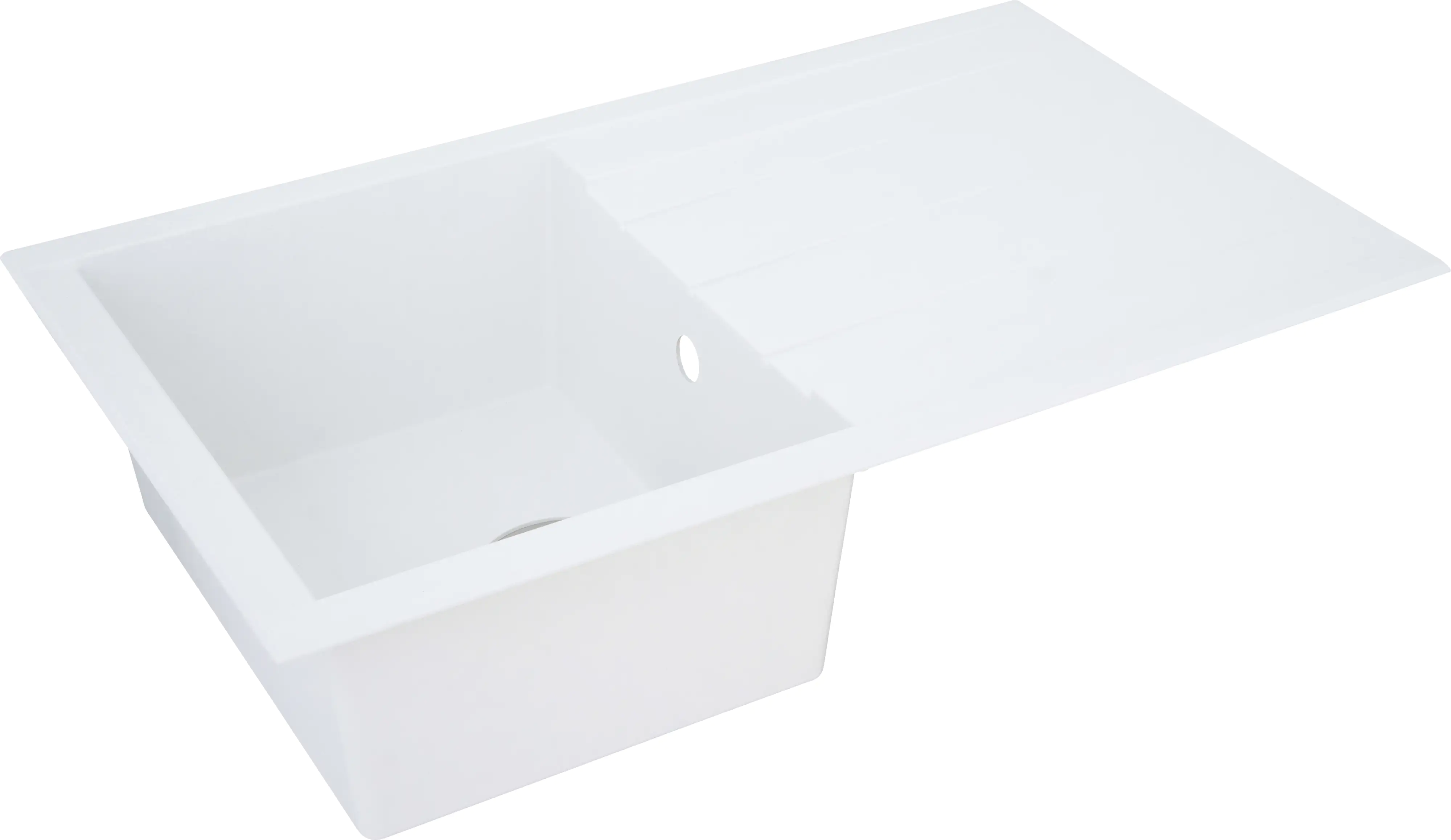 respekta Mineralite Einbauspüle 1 Becken Houston 80 x 50 cm 80 x 50 cm