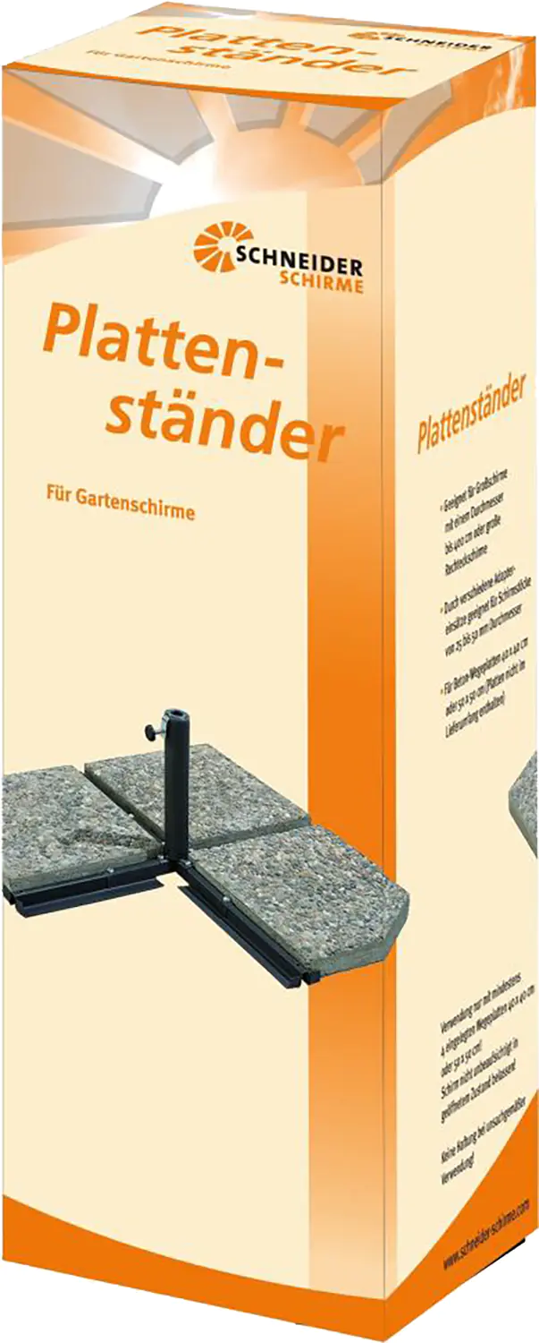 Schneider Platten-Schirmständer Ø 25-50 mm