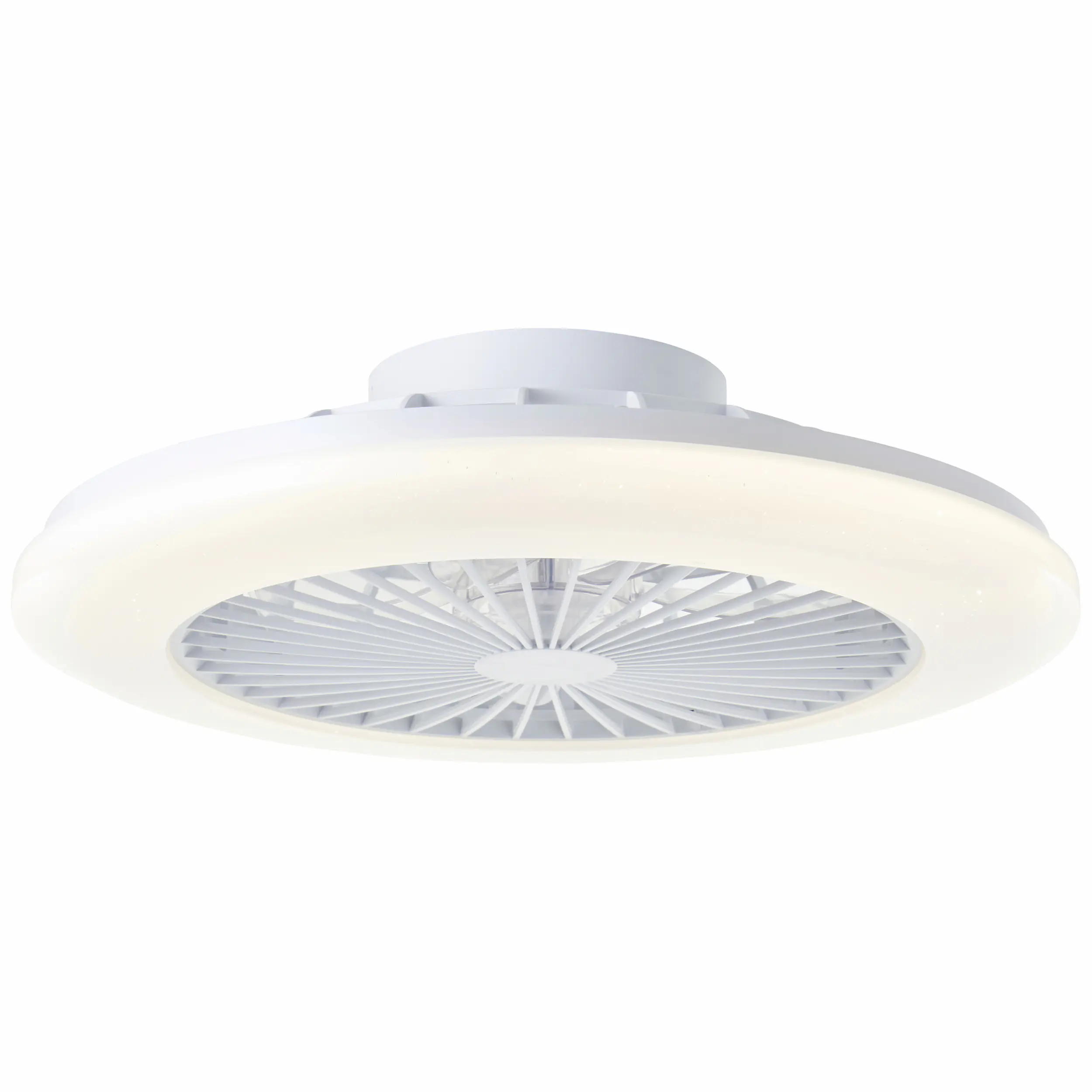 Brilliant LED Deckenleuchte mit Ventilator Salerno Ø 48,5 cm 40 W weiß 