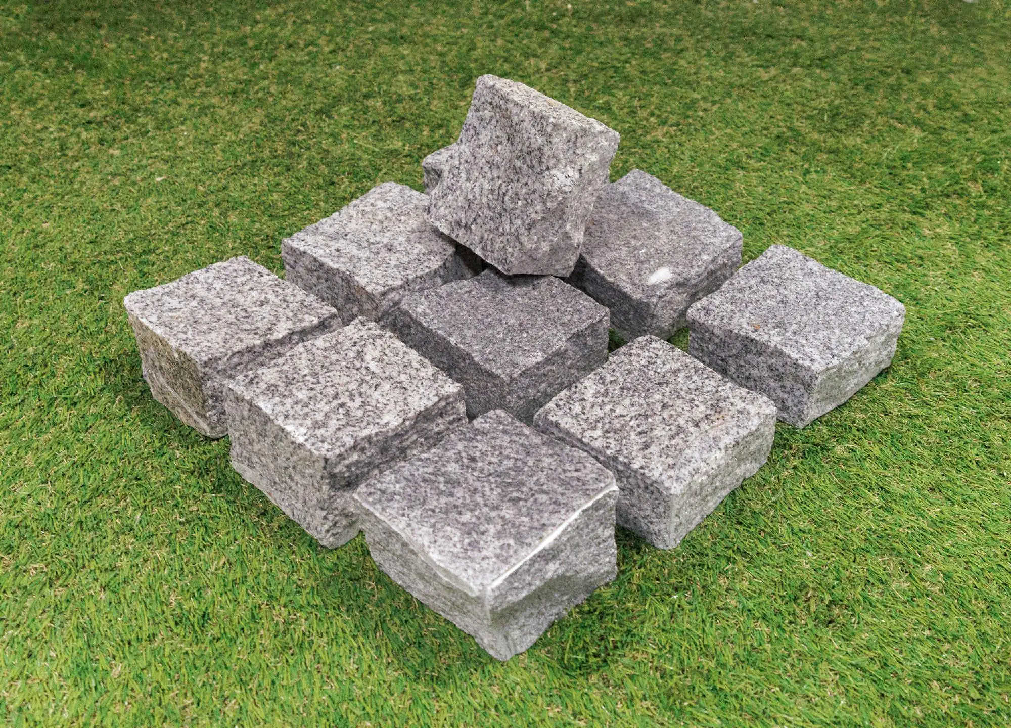 TrendLine Pflasterstein Granit 10 x 10 x 8 cm grau