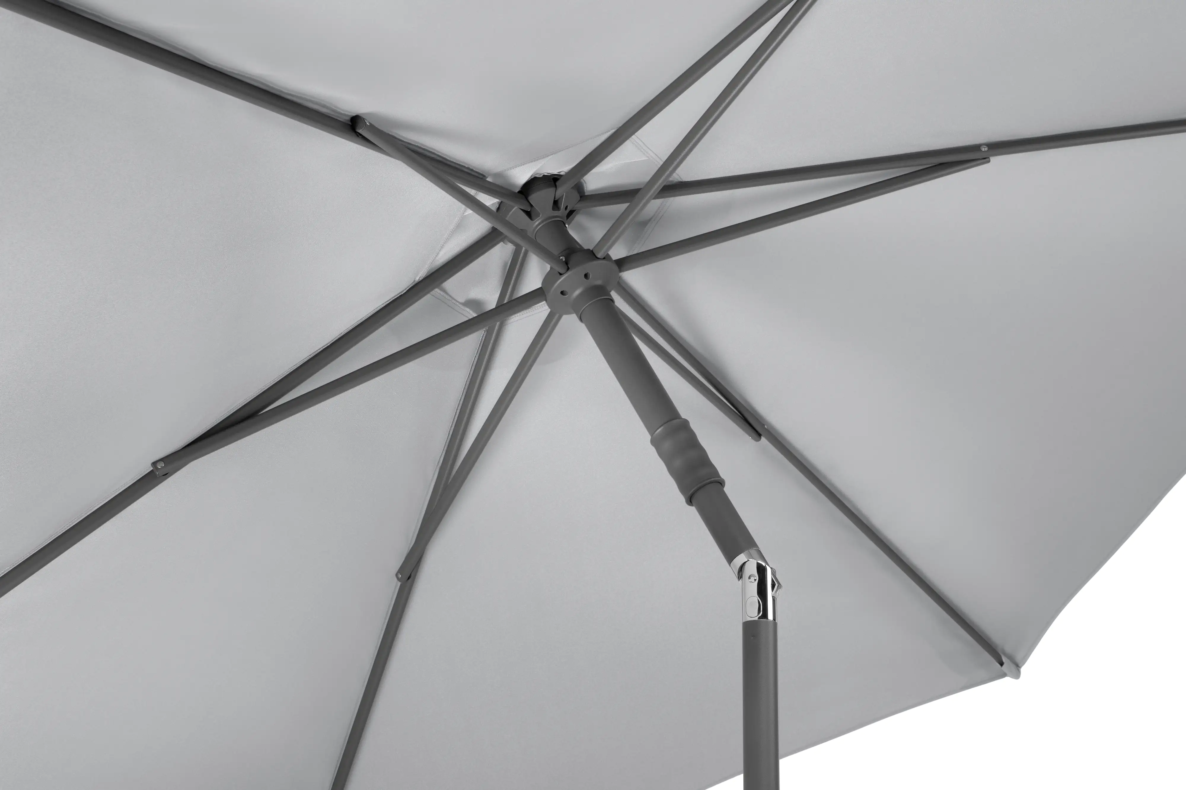 Schneider Sonnenschirm Sevilla silbergrau Ø 270 cm