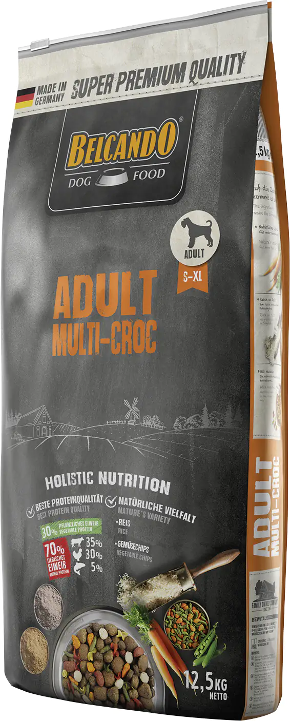Belcando Multi-Croc Hundetrockenfutter Adult 12,5 kg Mixed Proteine