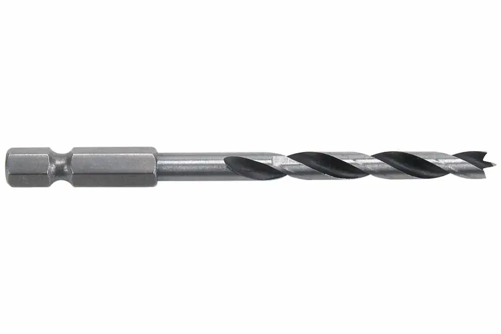 Wolfcraft Holzspiralbohrer CV Sechskant-Schaft 7262000 Ø 4 mm Sechskant
