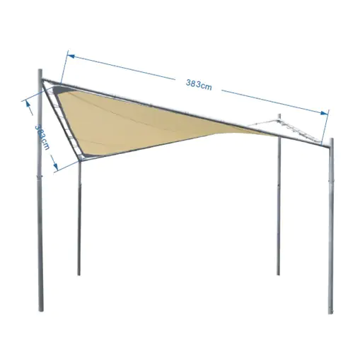 TrendLine Ersatzdach passend zu Pavillon Granada 400 x 400 cm beige