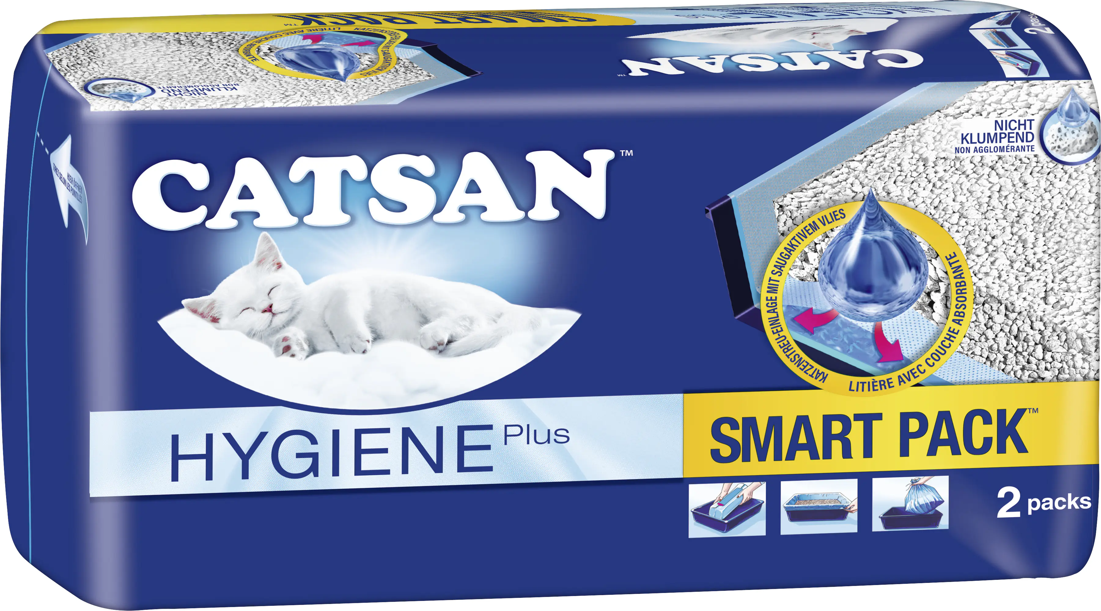 Catsan Smart Pack Einlegepack für Katzentoilette Inhalt: 2 Stk.