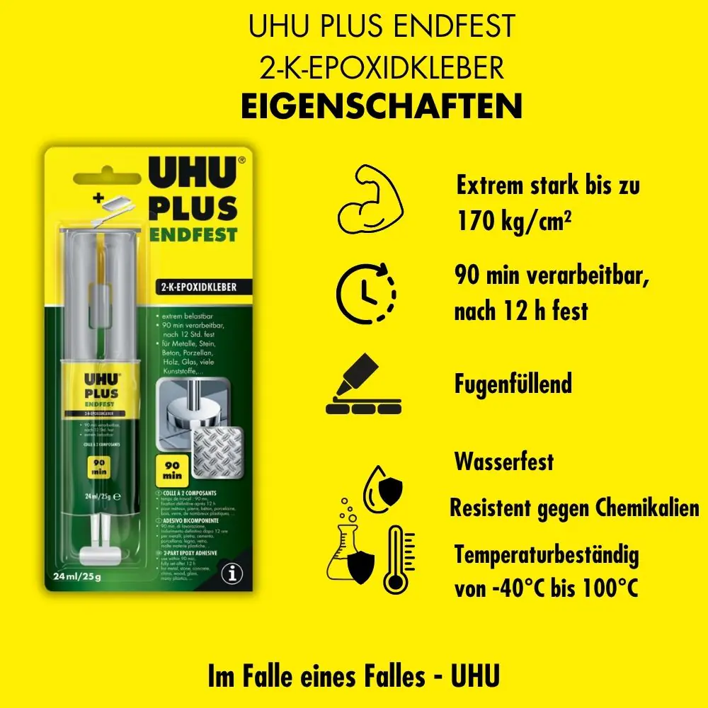 UHU plus endfest 90 min Doppelkammerspritze 25 g