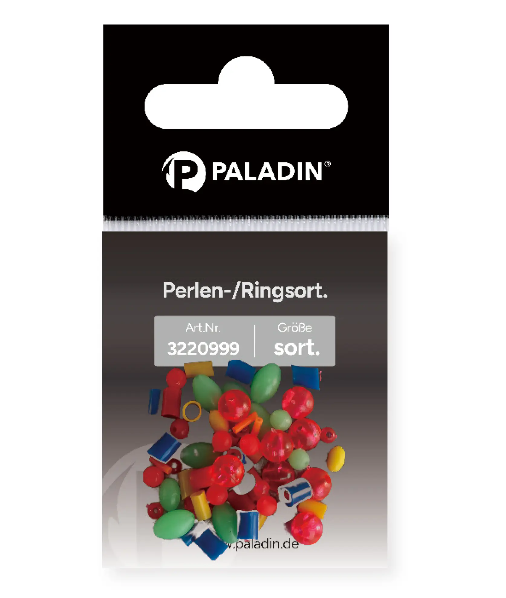 Paladin Perlen Ringe verschiedene Farben und Größen