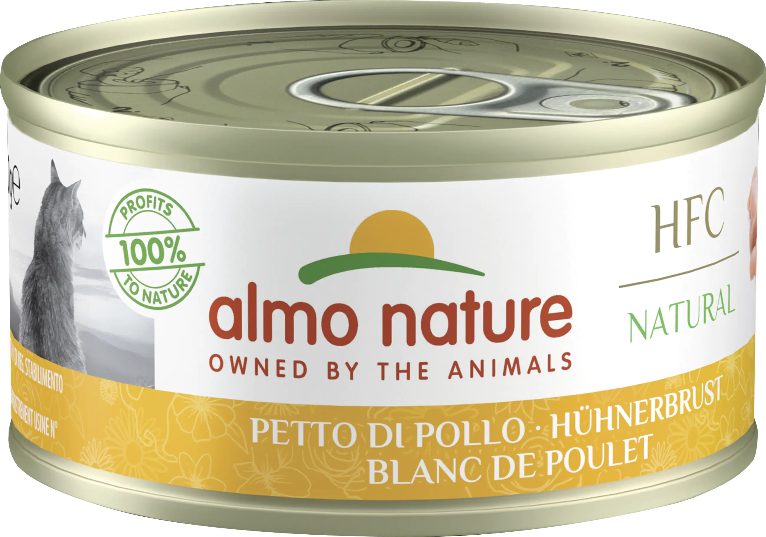 Almo Nature HFC Natural Katzennassfutter glutenfrei 70 g Hühnerbrust
