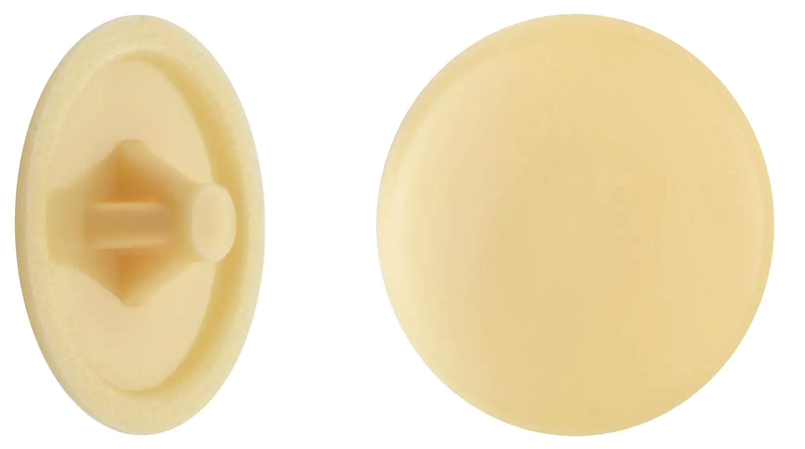 Connex Abdeckkappen Ø 12 mm für PZ Schrauben beige - 50 Stk.