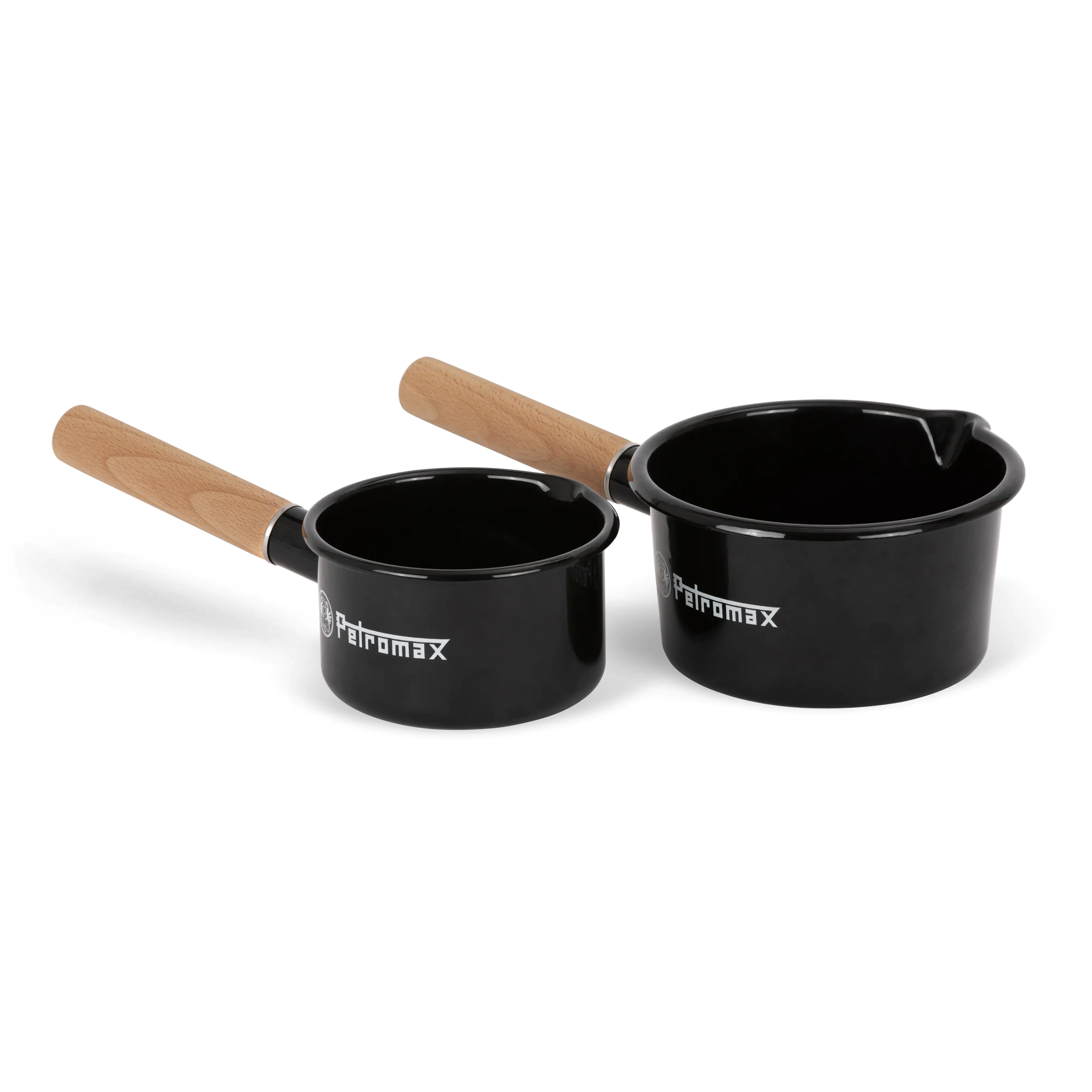 Petromax Stieltopf Emaille 0,5 Liter schwarz