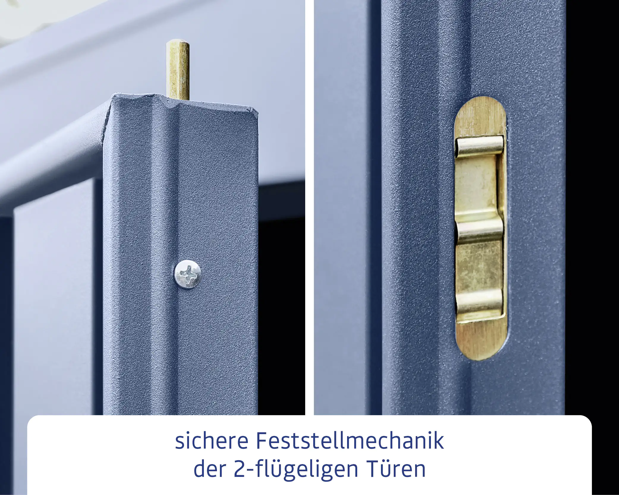 EcoStar Gerätehaus Trend-S Typ 3 323,6 x 247,7 x 219,4 cm taubenblau